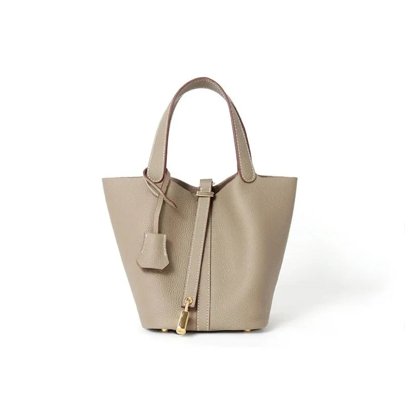 Amawinc Ann Sac Cabas En Cuir Structuré Intemporel Avec Finition Grain Raffinée Et Fermeture Par Sangle Sécurisée