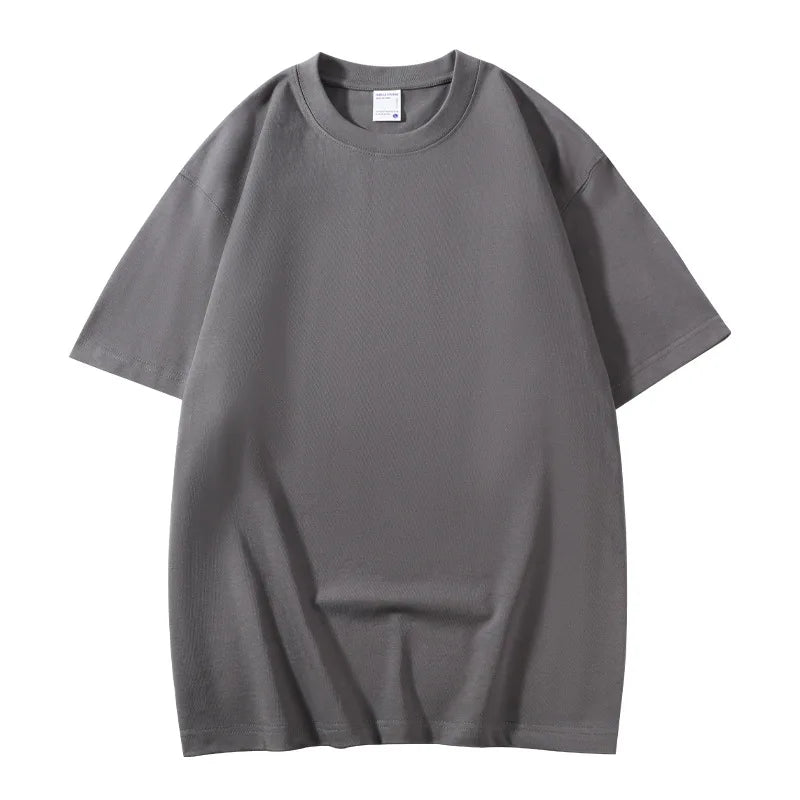T Shirt En Coton 100 Pour Cent Coupe Décontractée Minimaliste Pour Un Style Polyvalent Et Confortable
