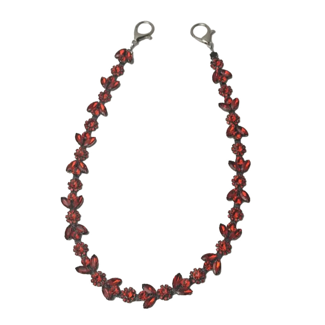 Ruby Red Wallet Chain - Amawinc