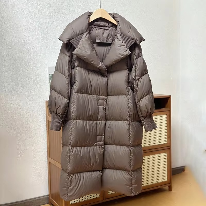 Manteau Long En Duvet Pour Femme Chaud Et Ample Pour L Hiver Très Froid Confortable Et Élégant