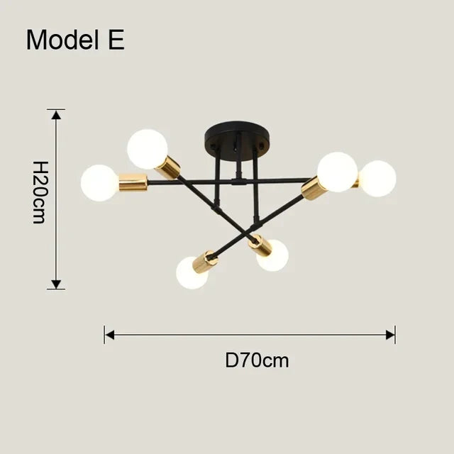 Aurøn Plafonnier LED Scandinave Moderne Pour Espaces Intimes Ouverts Ambiance Chaleureuse Avec Lumière LED Chaude Durable