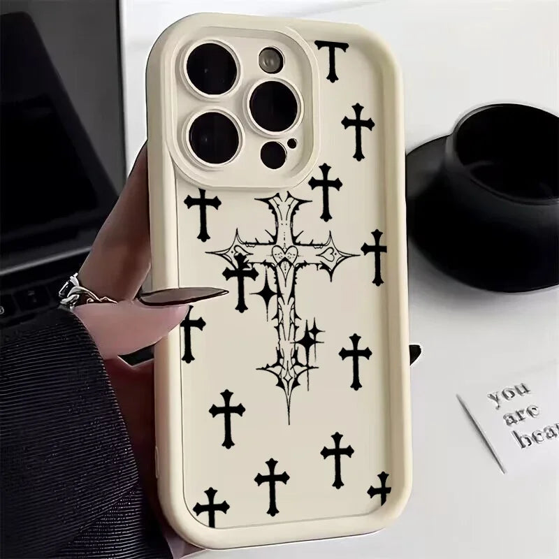 Coque Vigil Heart Pour iPhone En Silicone Souple Résiliente Protection Antichoc Bumper Bords Surélevés Pour Caméra