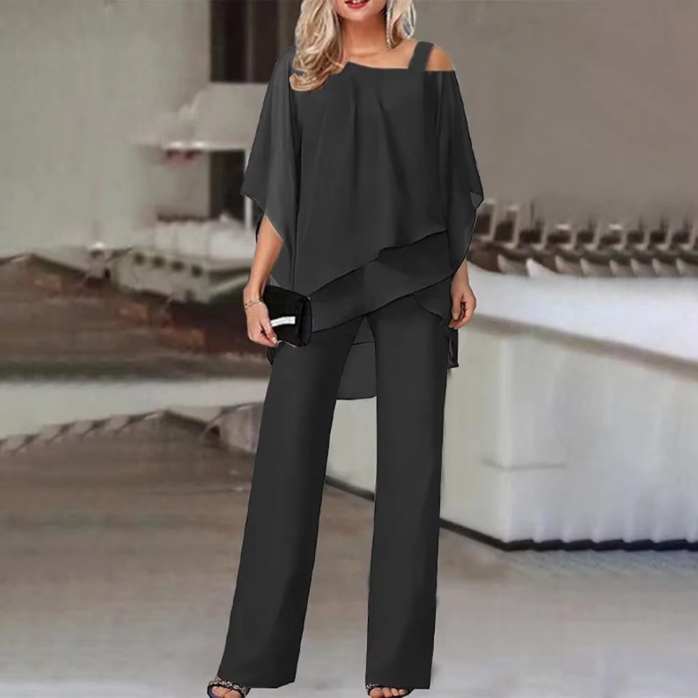 Ensemble Été Deux Pièces Pour Femmes Camisole Décontractée Pantalon Ample Confortable