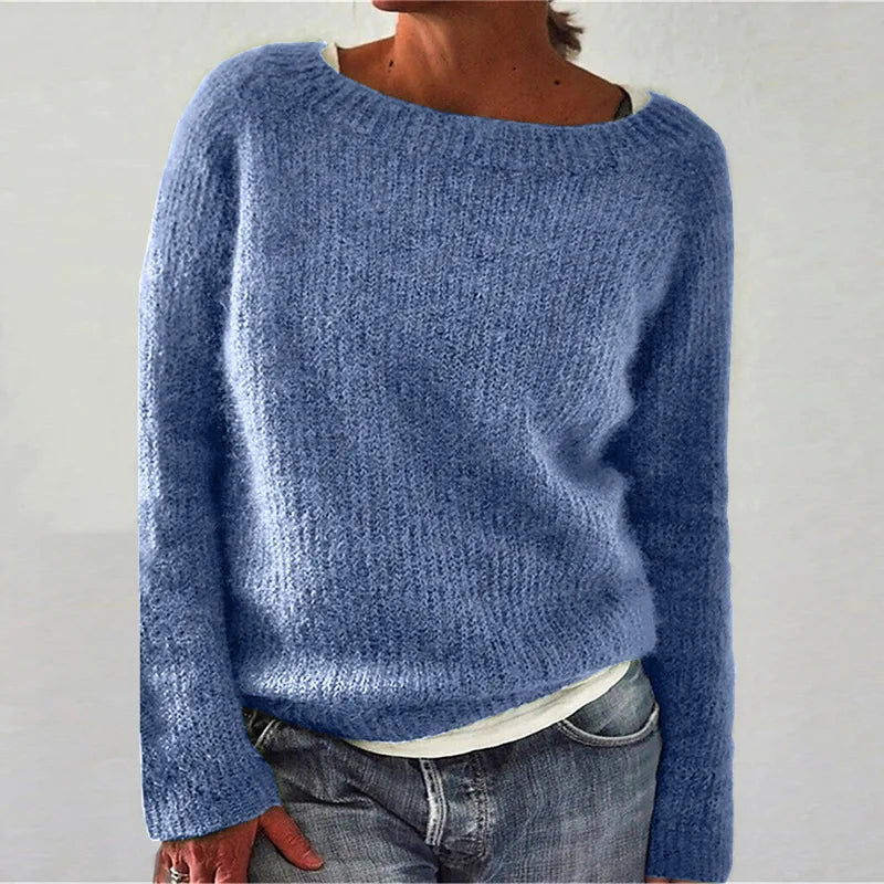 Abigail Pull en Maille Décontracté pour Femmes Confort Quotidien et Polyvalent pour la Vie Active