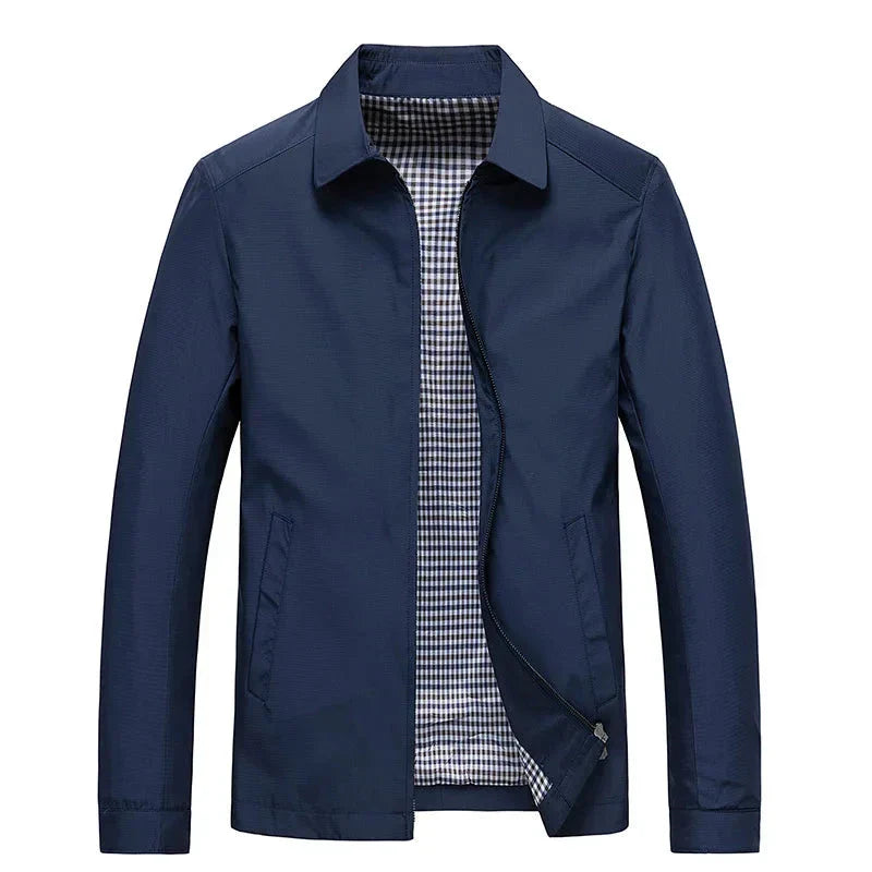Veste Aviateur Apollo Décontractée Pour Homme Léger En Polyester Durable Avec Col Montant Élégant