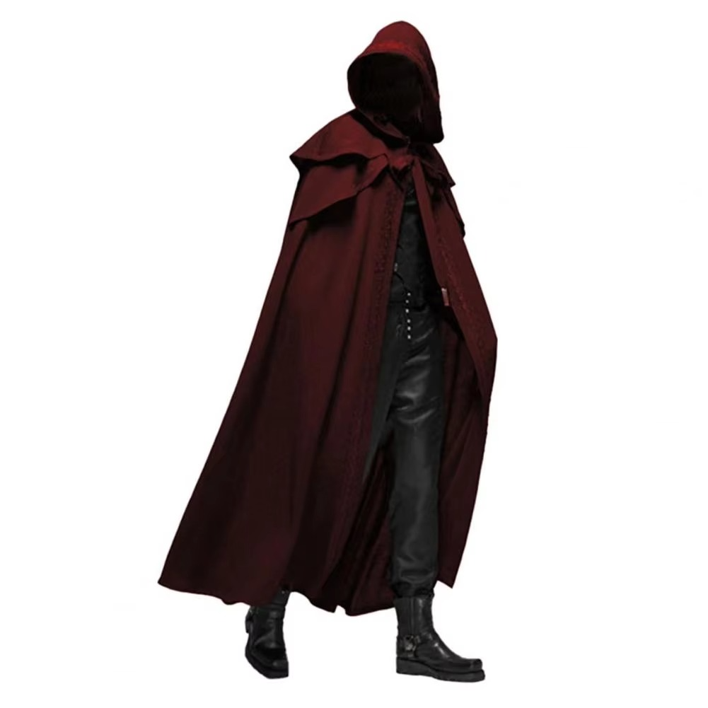 Redingote Gothique Steampunk Unisexe Pour Adultes Costume Halloween Cosplay Mascarade Amawinc