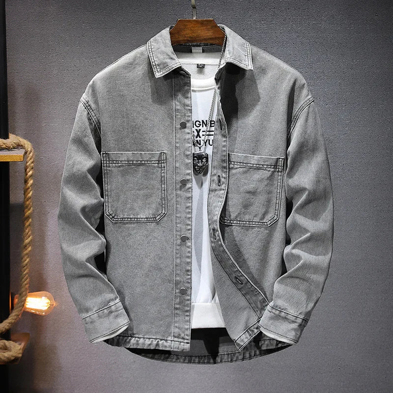 Veste Denim Rochefort Paris Pour Homme Amawinc Poids Moyen Avec Coupe Structurée Et Détails Minimes