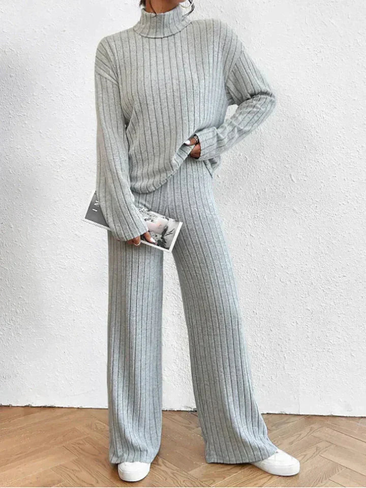 Alice: Knitted Trousers and Turtleneck