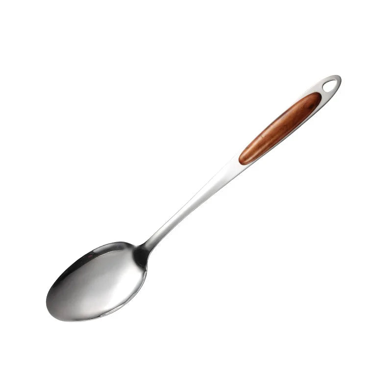 Ensemble Ustensiles Sylvan Manche Ergonomique En Acier Inoxydable 18 8 Finition Miroir Pour Cuisine Lavable