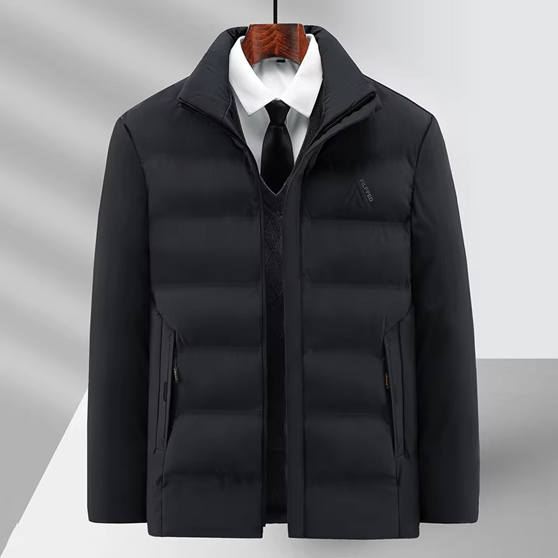 Amawinc Manteau En Polaire Luxe Pour Homme Pour Bureau et Loisir Chaleur Premium Style Sophistiqué