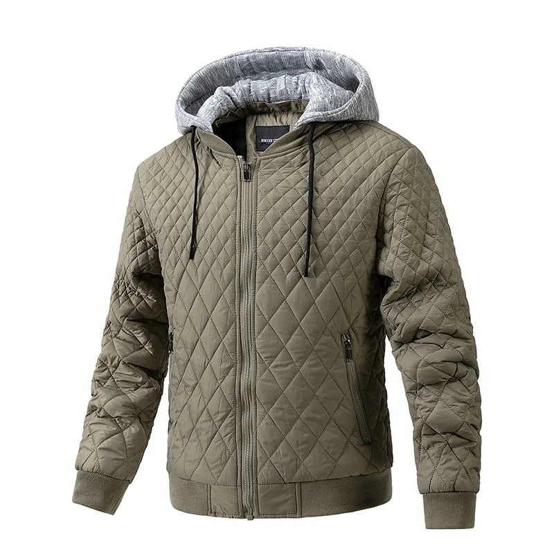 Doudoune Puffer Valdis Rembourrage En Coton Poches Zippées Fermeture Éclair Principale Slim Fit Manches Côtelées