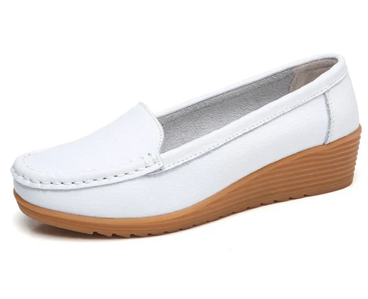 Damen-Slipper aus weichem Leder von Gisela®
