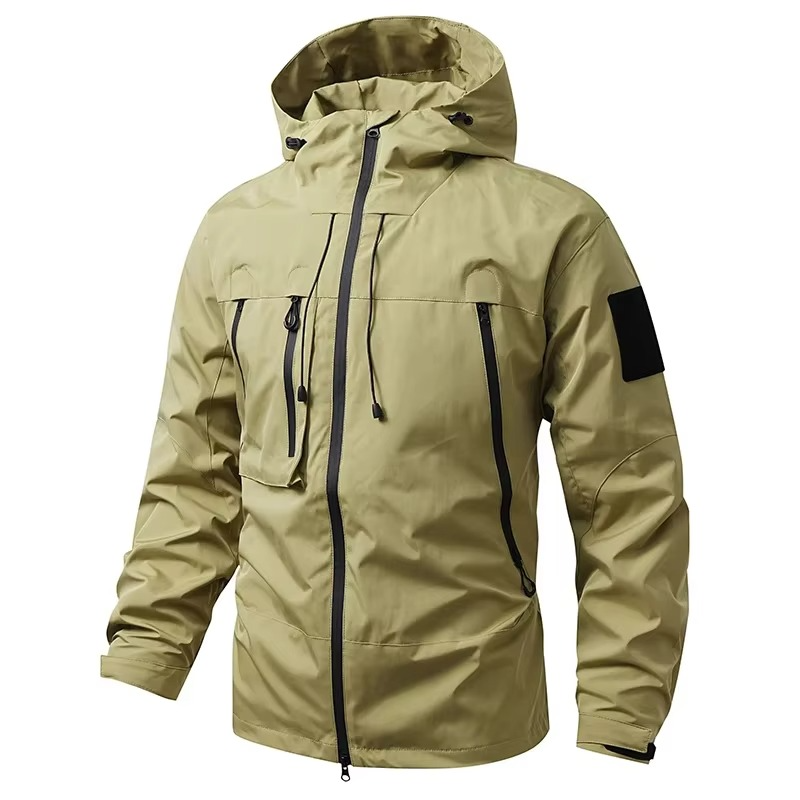 Veste Imperméable Coupe-Vent Unisexe Pour Randonnée Camping Aventure Tout Temps Amawinc