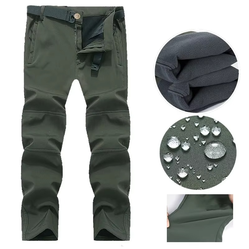 Veste Softshell Imperméable Pour Homme Avec Polaire Thermique Pour Randonnée, Camping Et Aventures Hivernales