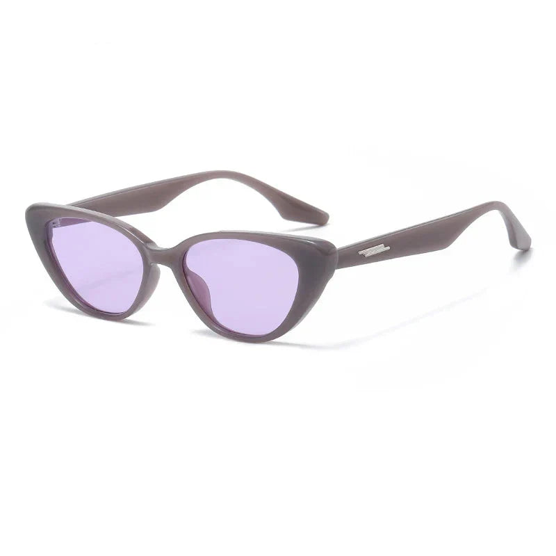 Lunettes Solaires Cat Eye Angulaires Mavina Avec Monture Légère Et Lentilles UV400
