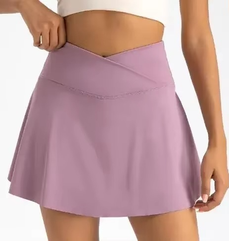 Jupe De Tennis Active À Taille Haute Avec Shorts Intégrés Et Poches Pour Mouvement Libre Et Confiance