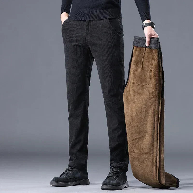 Gabriel Pantalon Homme Doublé Polaire Hiver Pour Activités Extérieures Confort Et Chaleur