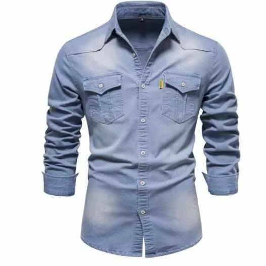 Chemise Homme Slim Fit En Coton Ice Sensation À Manches Longues Respirante Séchage Rapide Pour Vie Urbaine