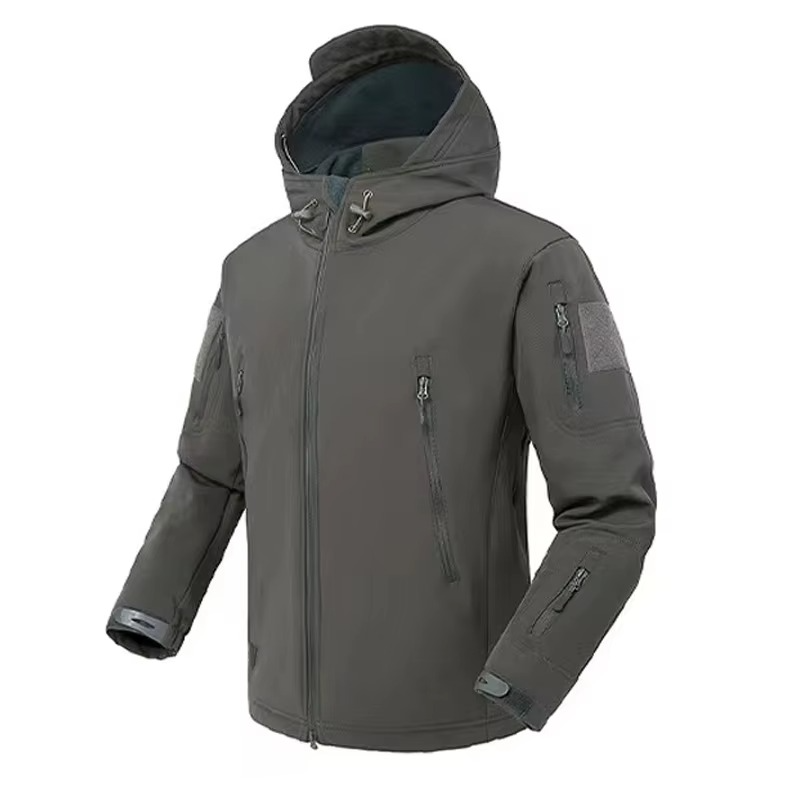 Veste Softshell Imperméable Pour Homme Avec Polaire Thermique Pour Randonnée, Camping Et Aventures Hivernales