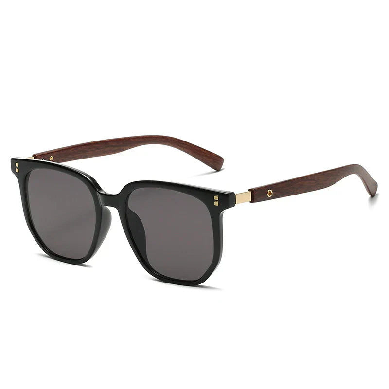 Lunettes de Soleil Norva Rétro en Acétate Transparente Verres Foncés Confort tout au long de la Journée
