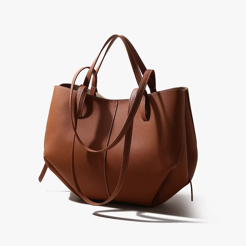 Amawinc Sac Cabas À Bandoulière En Cuir De Vache Premium Grande Capacité Pour Femmes Élégance Et Fonction Quotidienne