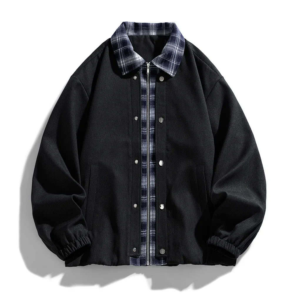 Veste De Travail Boston Coupe Courte Et Boxy Avec Col En Flanelle Minimaliste Et Polyvalente