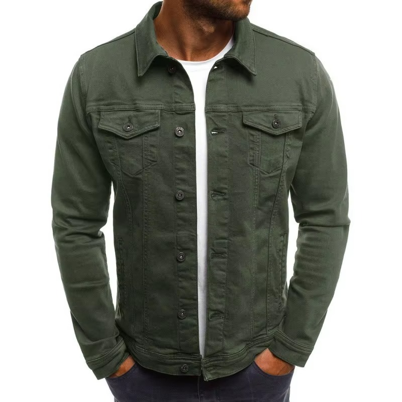 Veste En Jean Léger Pour Homme Habillage Décontracté Professionnel Et Quotidien Facile À Superposer