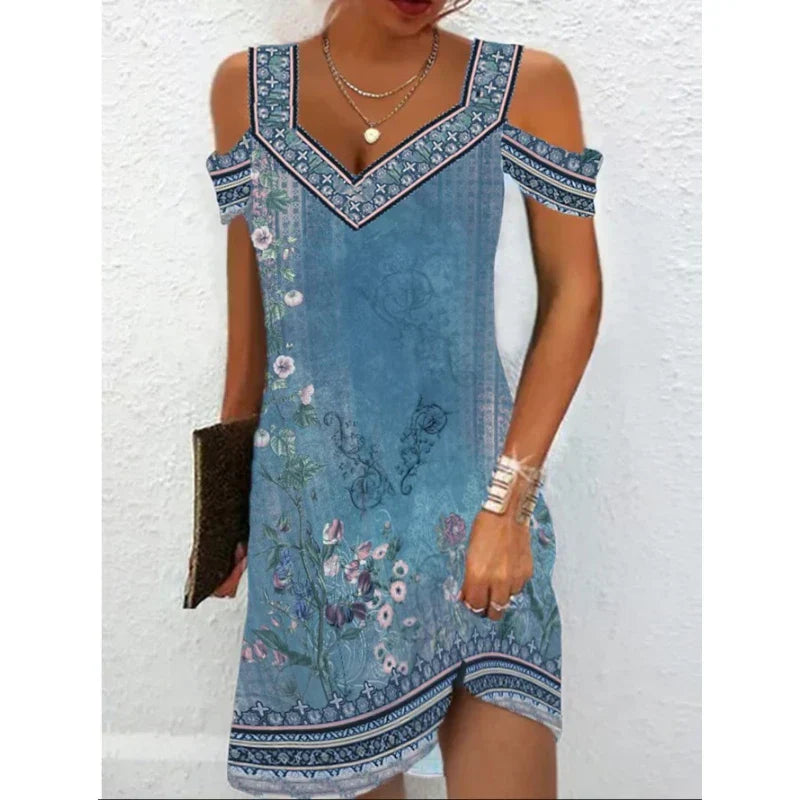 Evelyn® Frühlings-Sommerkleid im Retro-Blumendesign