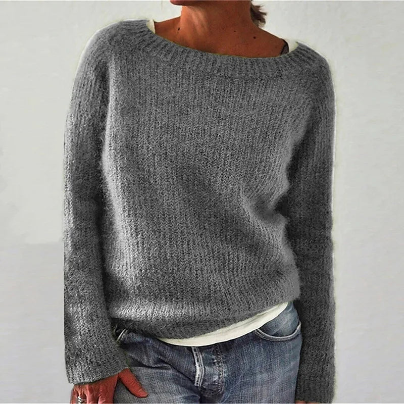 Abigail Pull en Maille Décontracté pour Femmes Confort Quotidien et Polyvalent pour la Vie Active