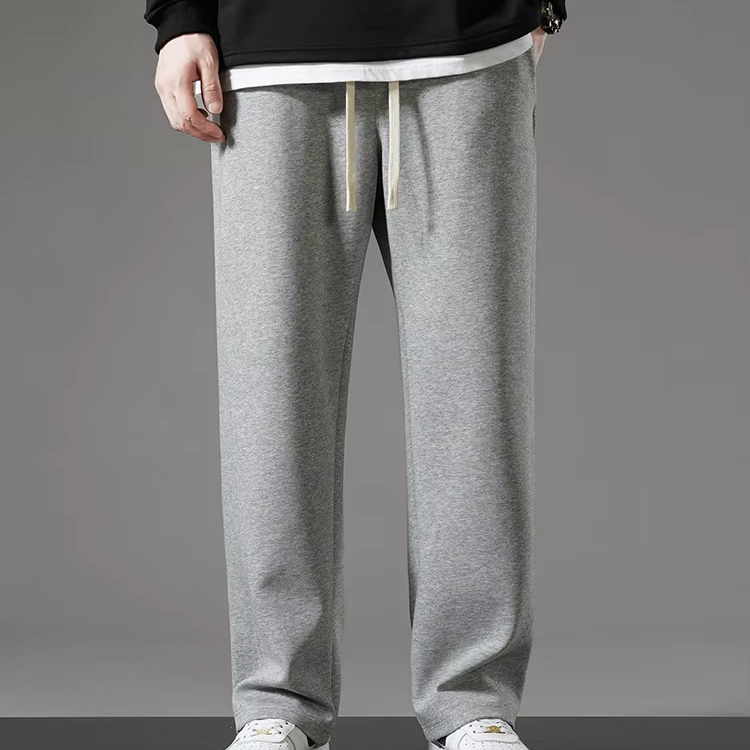 Pantalons De Survêtement Pour Homme En Coton À Jambe Large Inspirés Par Le Streetwear Coréen Moderne