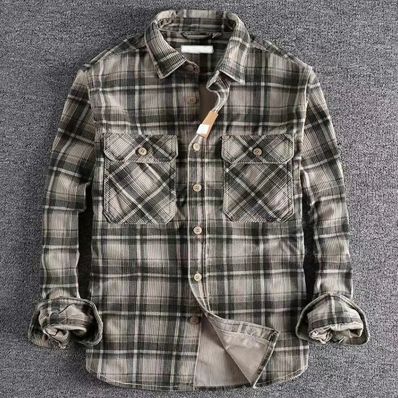 Chemise Flanelle À Carreaux Pour Homme Evan Confort Quotidien Et Chaleur Idéale Pour La Superposition