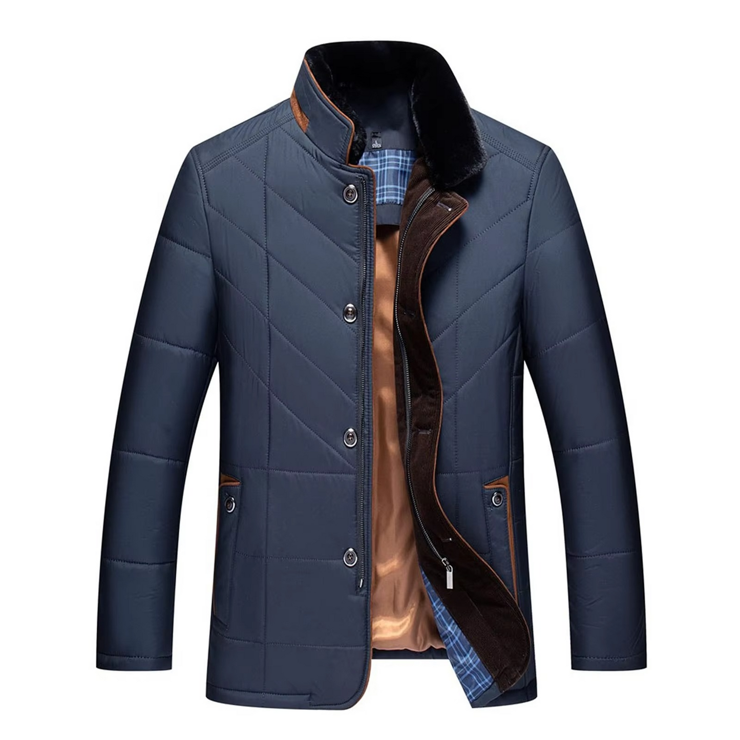 Veste Thermique Molleton Homme Hivernale Épaisse En Coton Pour Temps Froid Décontractée Extérieure