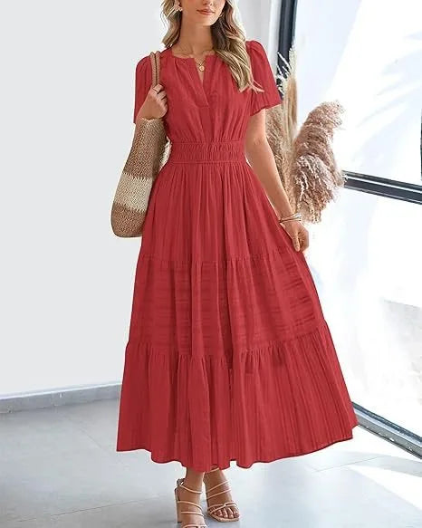 Robe Maxi Modeste D'Été Nevaeh Confortable Et Élégante Pour Journées Chaudes Et Balades