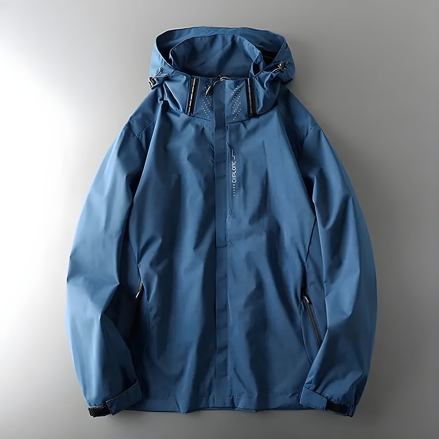 Terra Guard Veste Coupe Vent Imperméable Légère Et Compacte Avec Col Haut Et Poignets Velcro