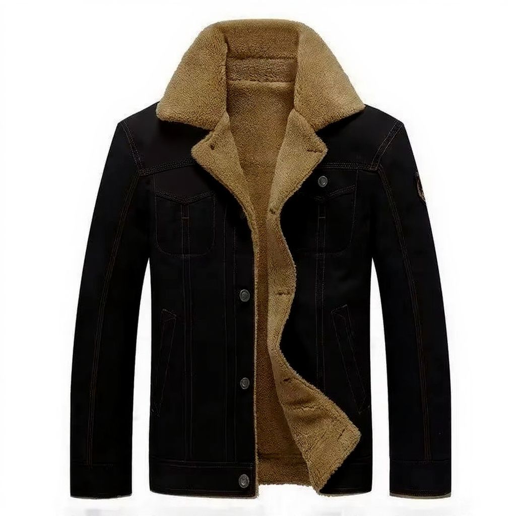 Veste Militaire En Coton Avec Doublure Shearling Pour Automne Et Hiver Parka Pour Homme Coupe Regular