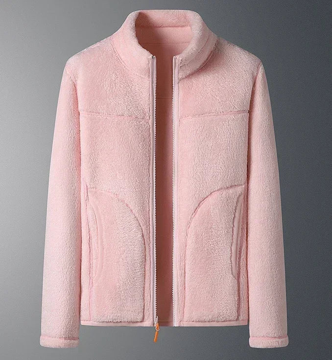 Amelia Veste Hivernale Femme Col Debout Classique Zip Chaude Confortable Pour L Hiver