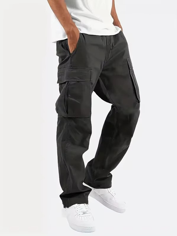 Amawinc Pantalon Jogger Cargo Homme À Coupe Décontractée Avec Taille À Cordon Pour Confort Quotidien
