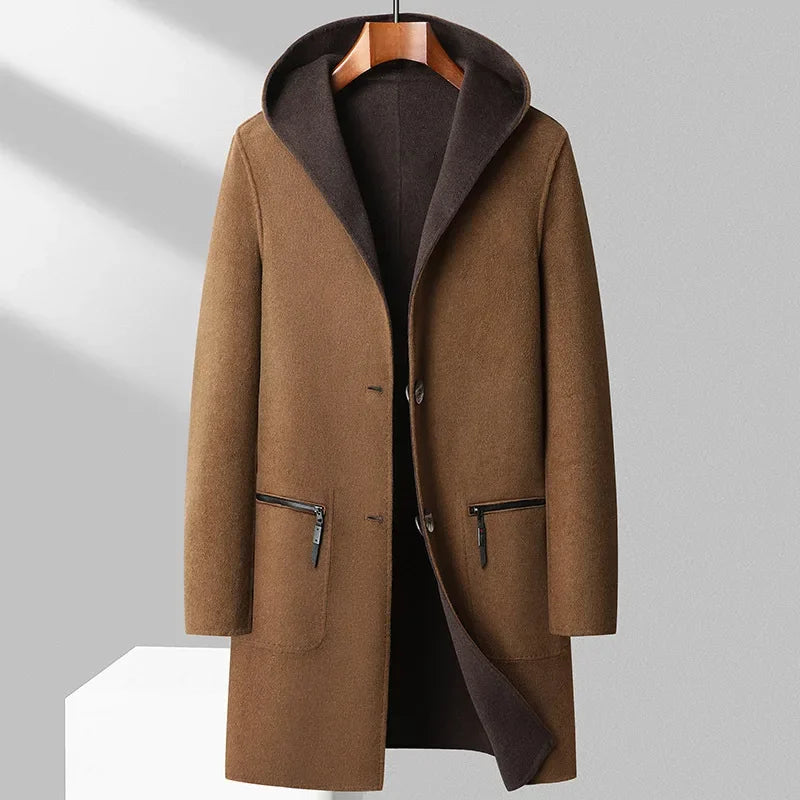 Manteau En Laine Réversible Amawinc Polyvalent Pour Bureau Et Loisirs Léger Et Confortable