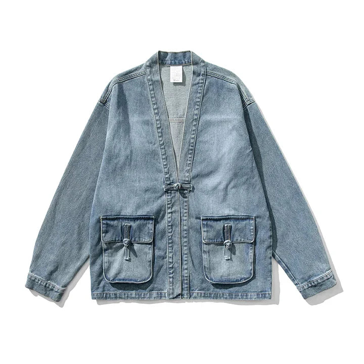Denim Kimonojacke von CECANIA