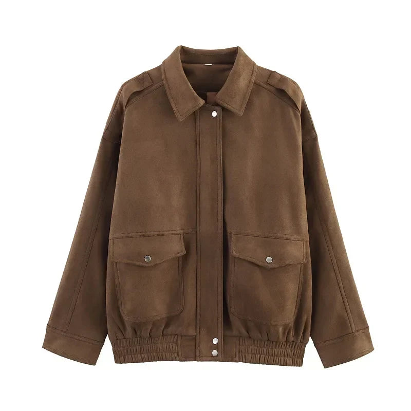 Veste Décontractée Pour Femme Claire Amawinc Coupe Ample Idéale Pour Vie Urbaine et Sorties Chic