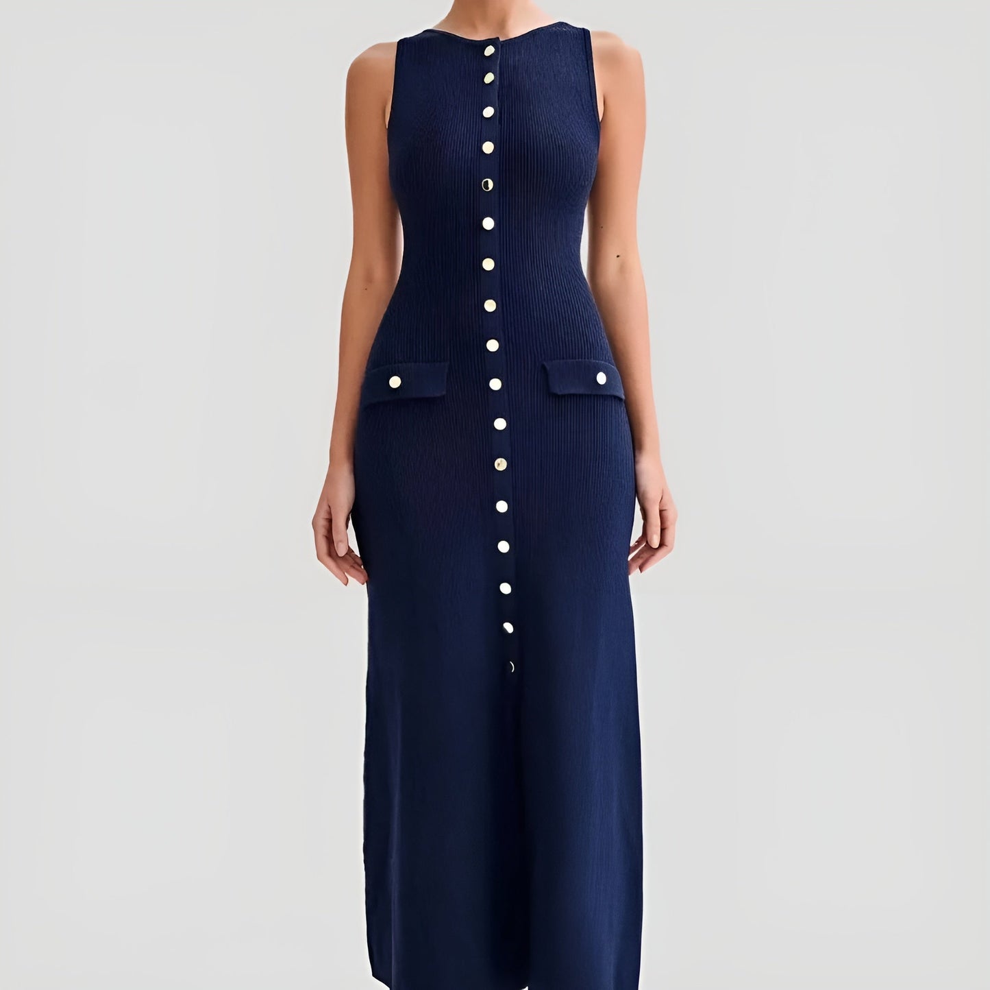 Valentina Robe En Maille A Ligne Élégante Pour Jour Et Nuit Par Amawinc Idéale Pour Élégance Sans Effort