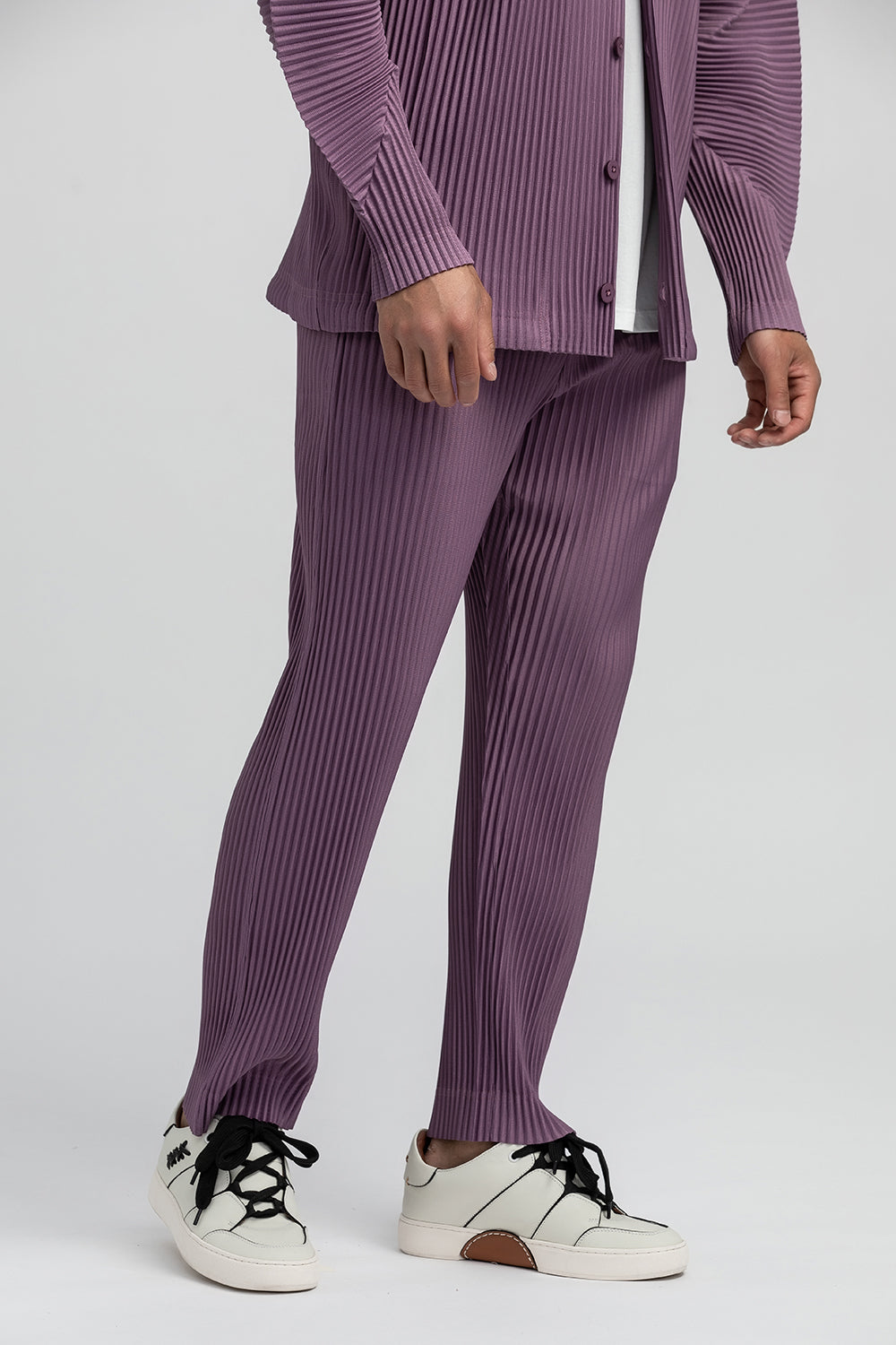 Pantalon Lounge En Velours Côtelé Décontracté Polyester Taille Élastique Lavable En Machine Design Minimaliste