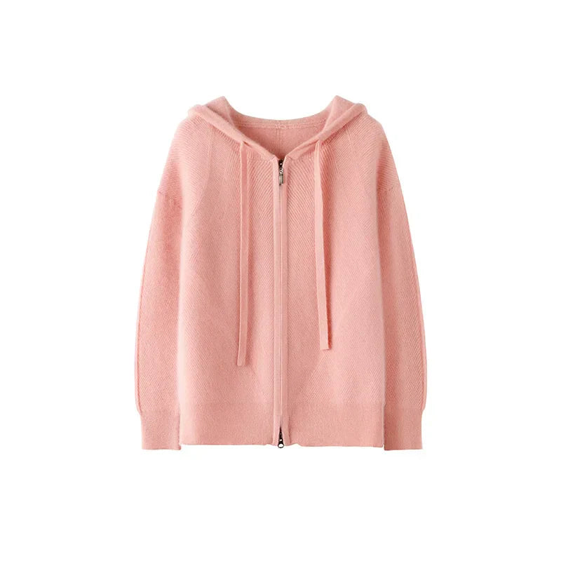 Pura Hoodie En Laine Mérinos 100 Pour Cent Capuche Chaud Doux Léger Et Respirant