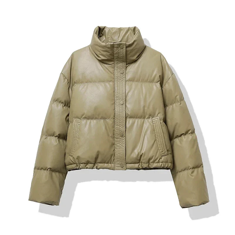 Julia Veste Puffer Courte Pour Femme Élégante Et Confortable Pour La Saison Hivernale