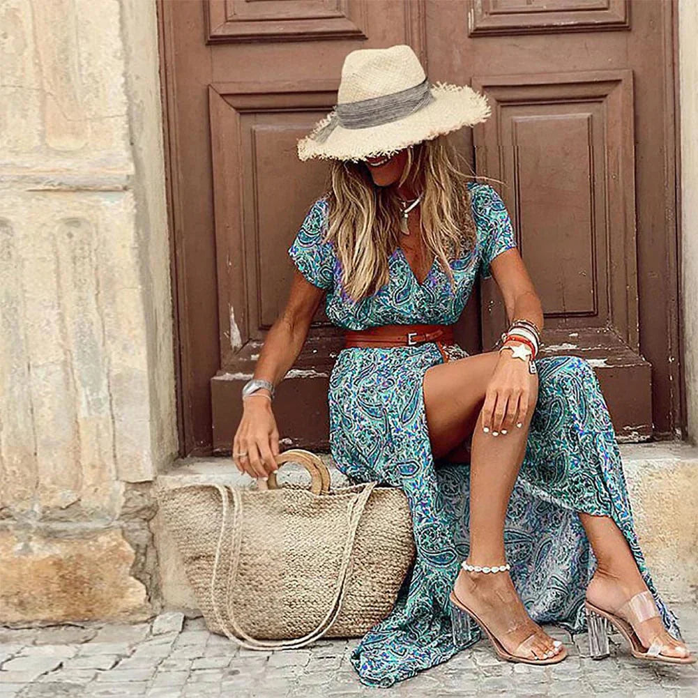 Langes Boho-Kleid von Fudus