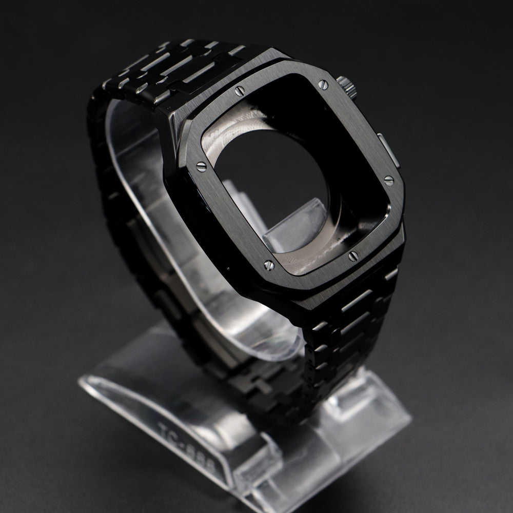 Bracelet Amawinc Sentinel Pour Apple Watch En Acier Poli Compatible Avec Modèles Installation Facile En Cinq Minutes