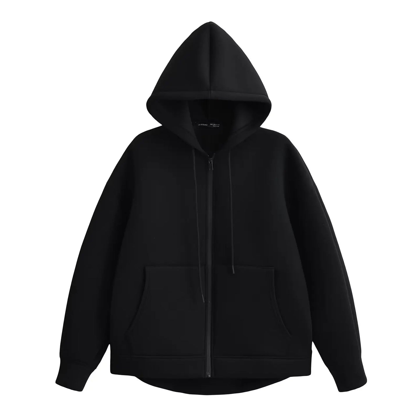 Sweat À Capuche Zippé Pour Femme Hiver Confortable Et Chaud Style Décontracté Et Moderne