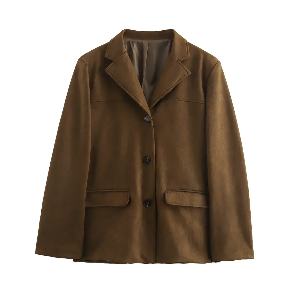 Emma Veste Femme Décontractée Boutonnée Oversized Pour Hiver Confortable Chic Idéale Tenue Quotidienne