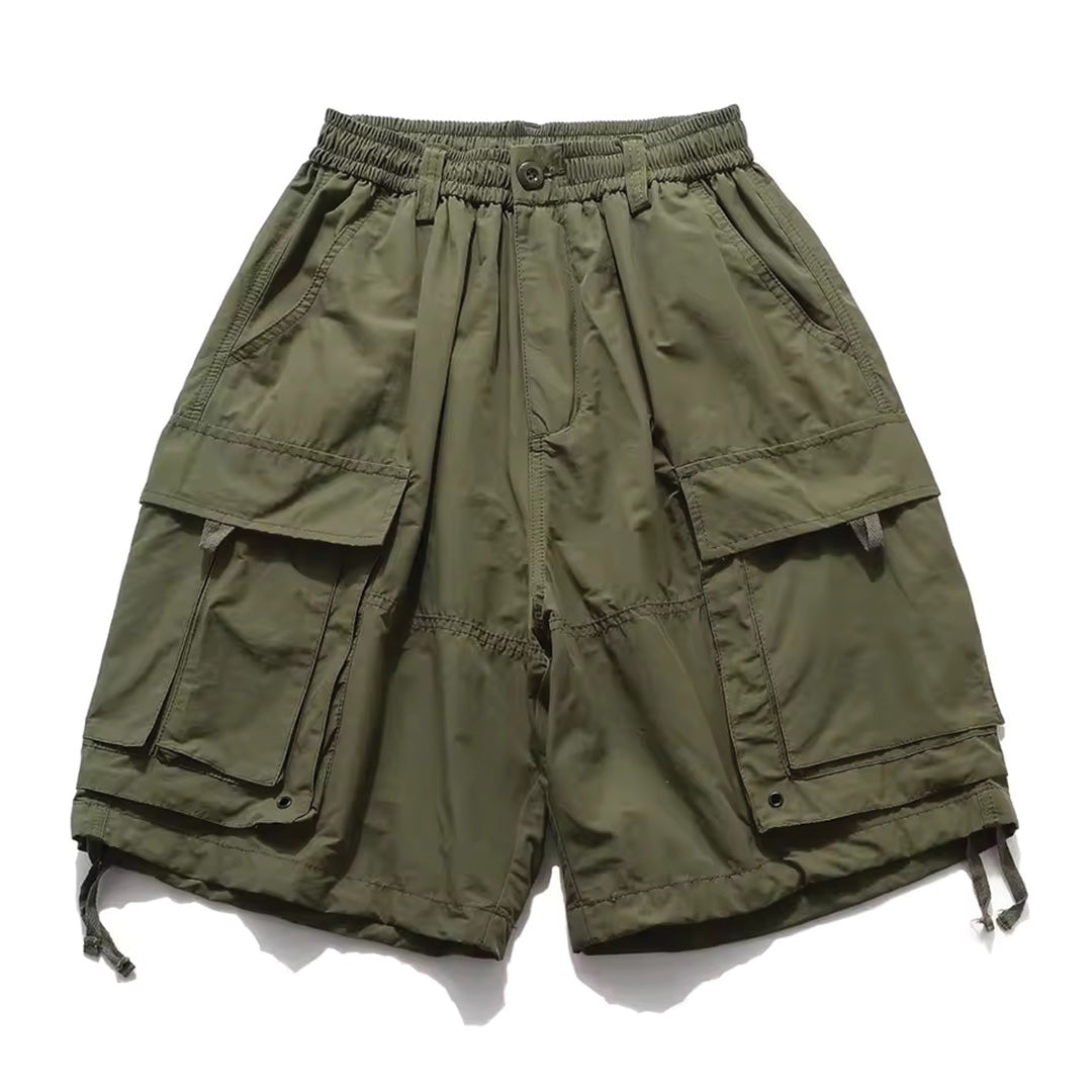Gridflow Shorts À Poches Ripstop Ultraléger En Polyester Nylon Avec Ceinture Élastique Et Cordon Réglable