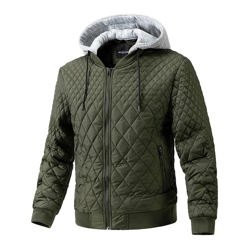 Doudoune Puffer Valdis Rembourrage En Coton Poches Zippées Fermeture Éclair Principale Slim Fit Manches Côtelées